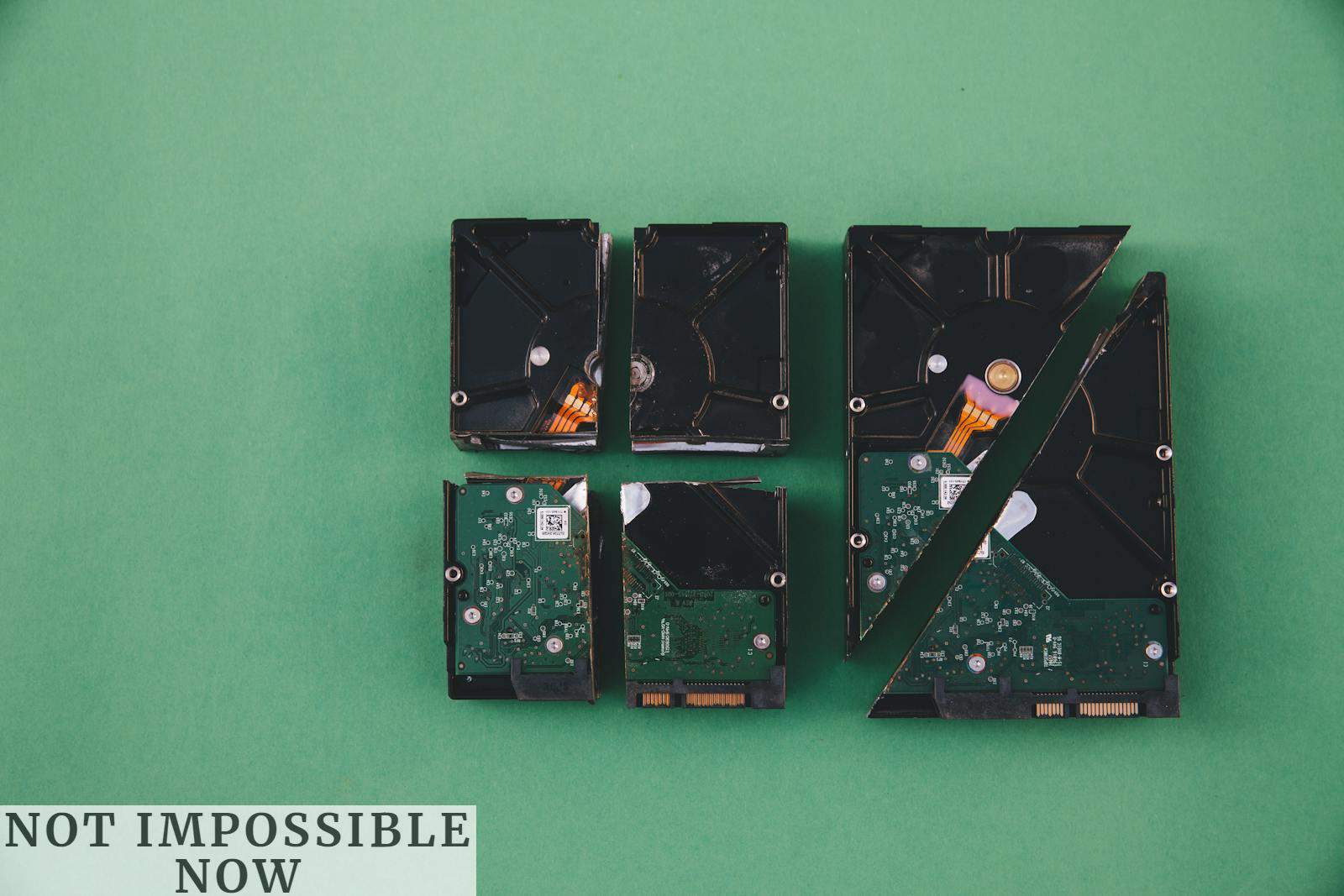 Black and Green Circuit Board
