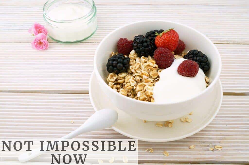 yogur con granola